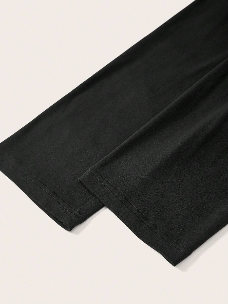 EMERY ROSE Plus Size Women's Casual Minimalist “God” Slogan Print Cami Tank Top