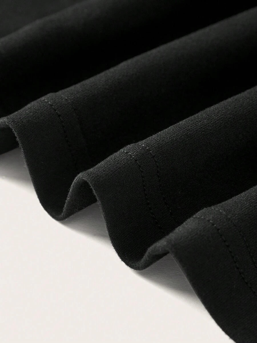 EMERY ROSE Plus Size Women's Casual Minimalist “God” Slogan Print Cami Tank Top