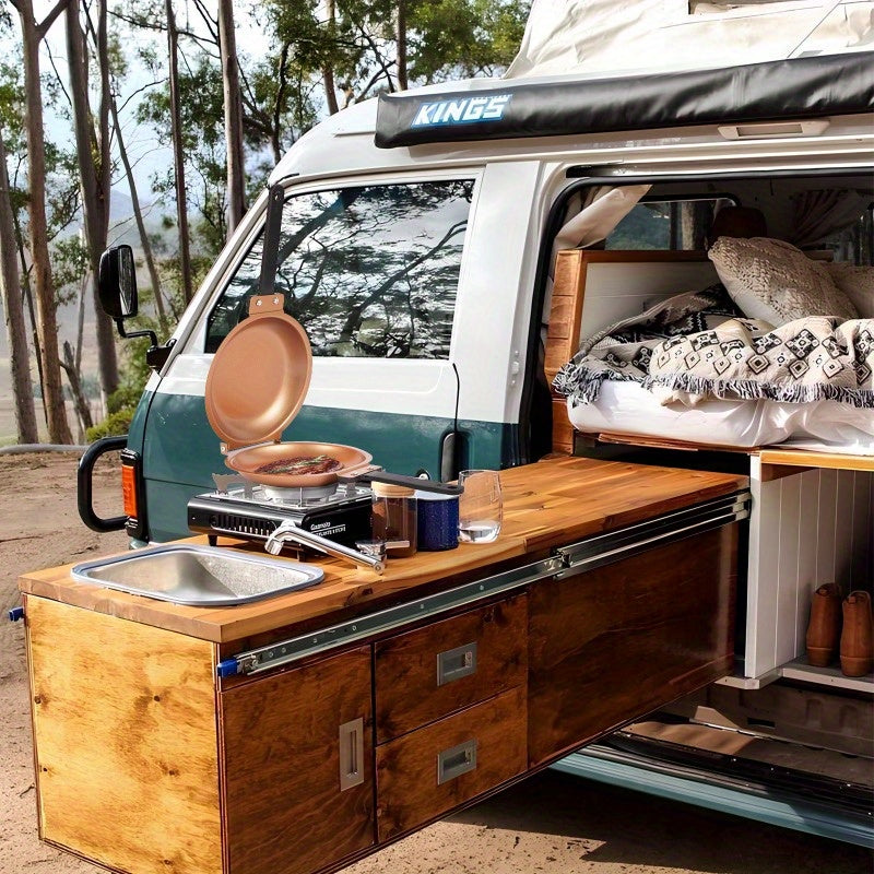 Double-Sided Nonstick Copper Frying Pan