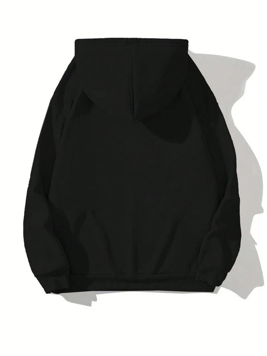 INAWLY Women's Letter Printed Casual Hoodie With Pocket