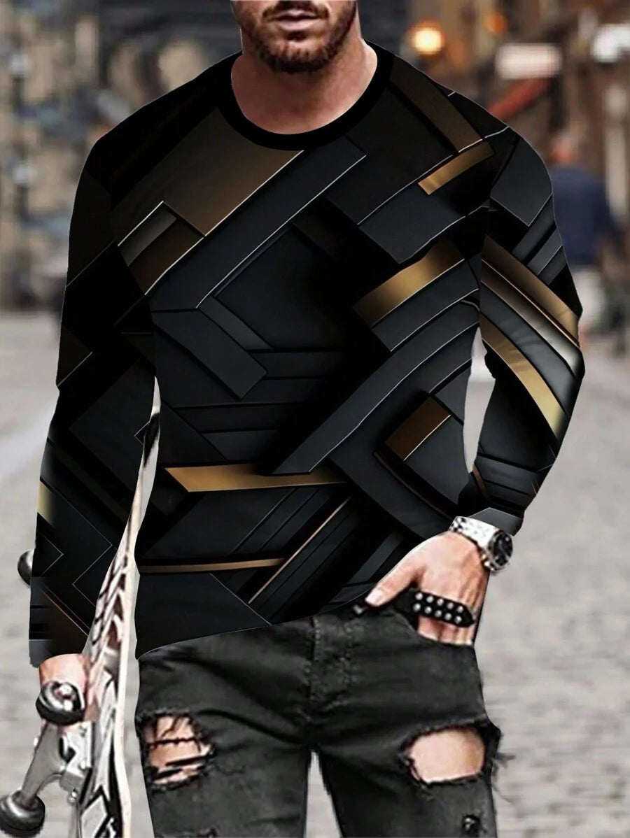 Geometric Pattern T-Shirt