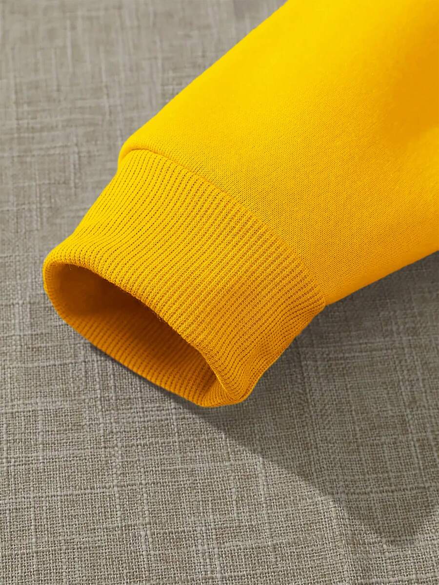 INAWLY Women's Letter Printed Casual Hoodie With Pocket