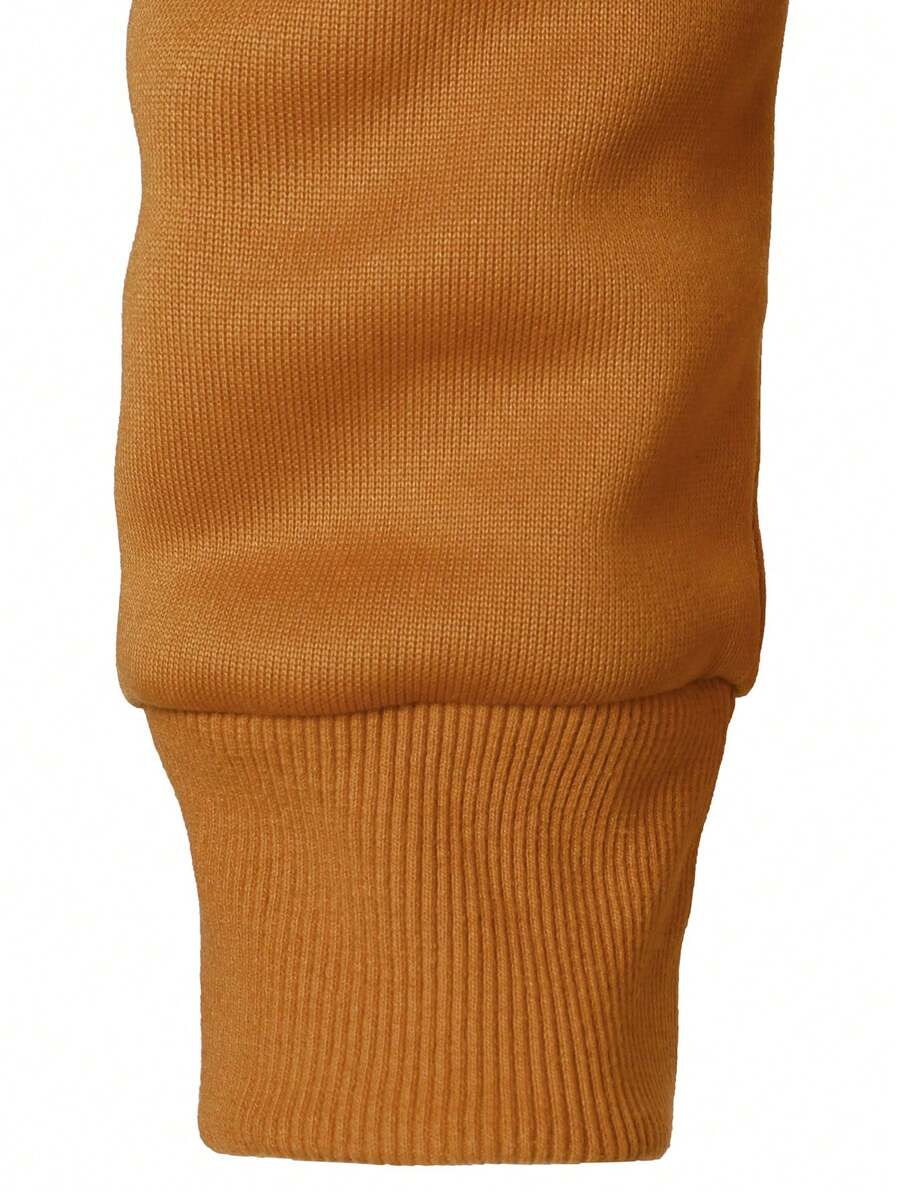 Manfinity Homme Men's Colorblock Pullover Hoodie, Fashion Casual Sweatshirt