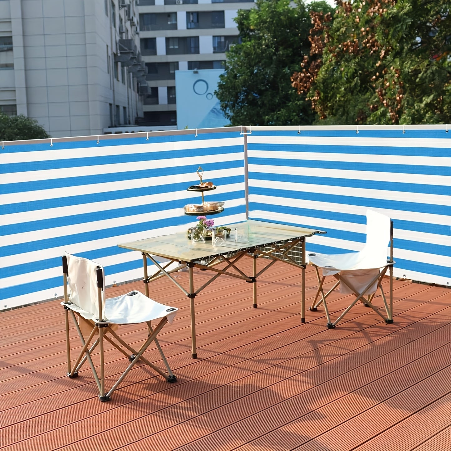 [3x16ft Privacy Screen Fence Cover Net – Windproof, Sun Shade Outdoor Protection]