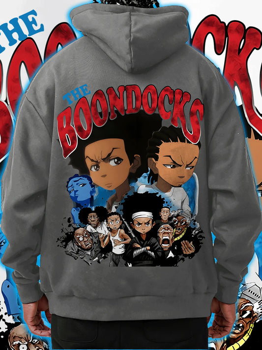 THE BOONDOCKS Graphic Men's Fleece Hoodie