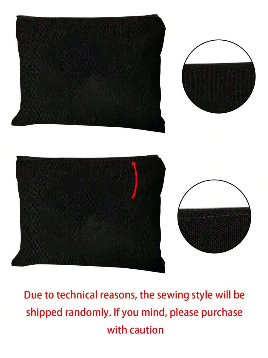 Queen Cartoon Character Printed Tote Bag Set – “Blessing” Letter Design