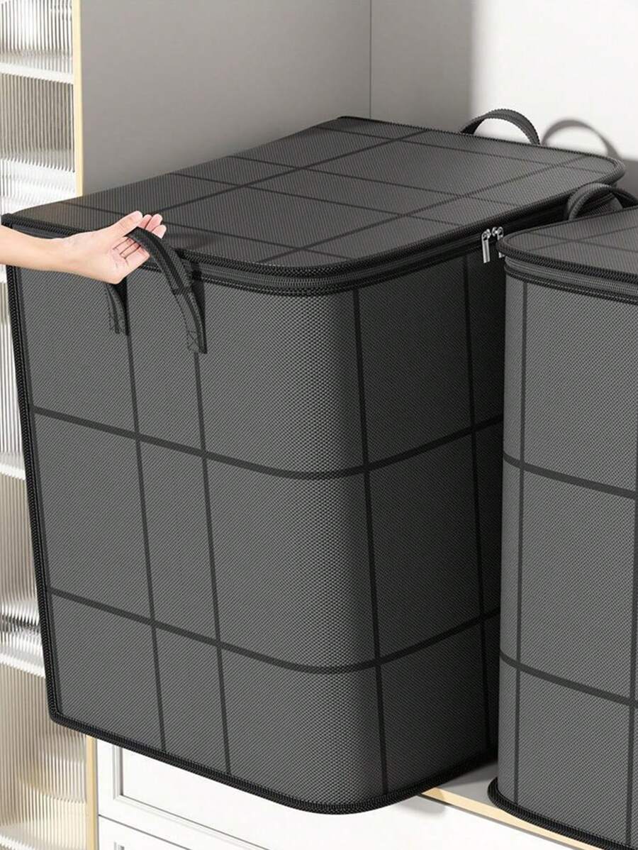 1PC Black Storage Bag – Thickened Large-Capacity Wardrobe Organizer