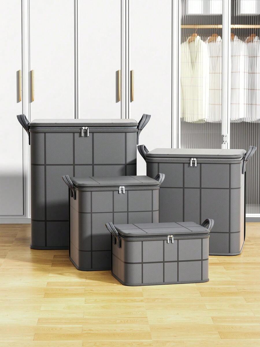 1PC Black Storage Bag – Thickened Large-Capacity Wardrobe Organizer