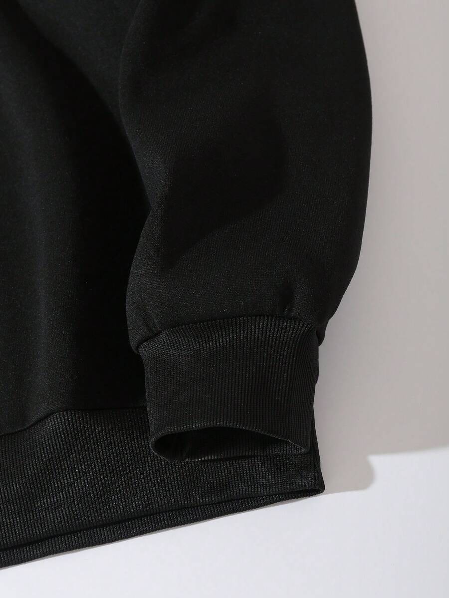 Men's Casual Versatile Printed Element Crew Neck Sweatshirt