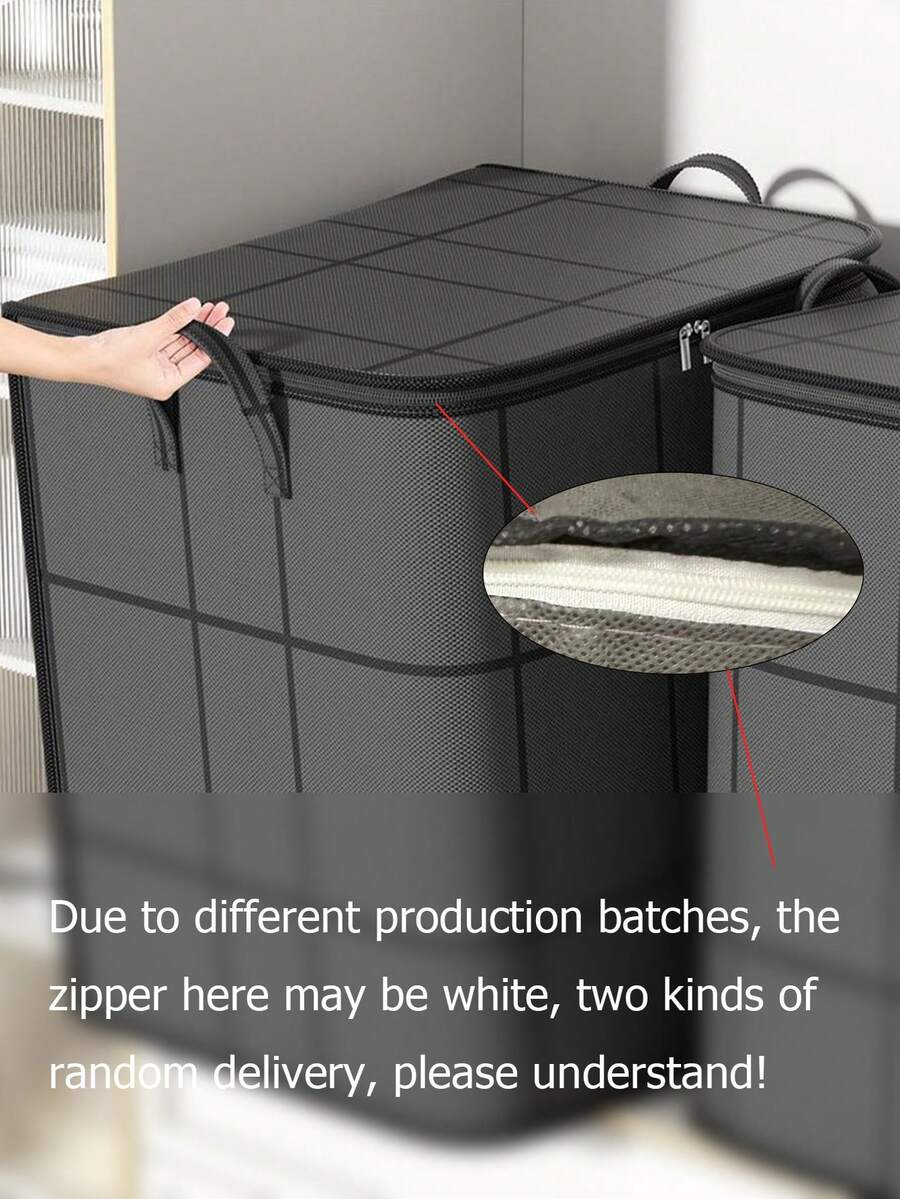 1PC Black Storage Bag – Thickened Large-Capacity Wardrobe Organizer