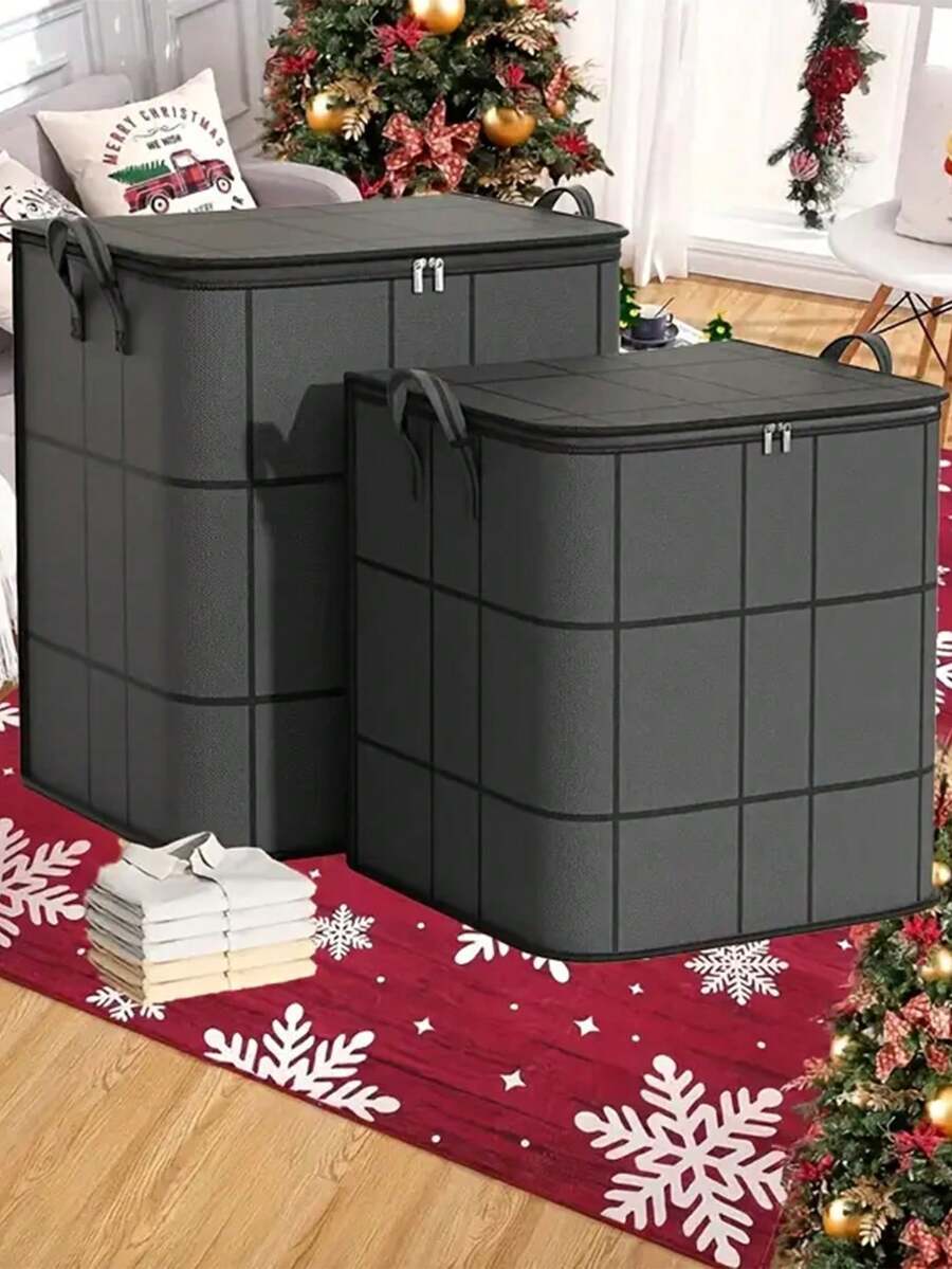 1PC Black Storage Bag – Thickened Large-Capacity Wardrobe Organizer