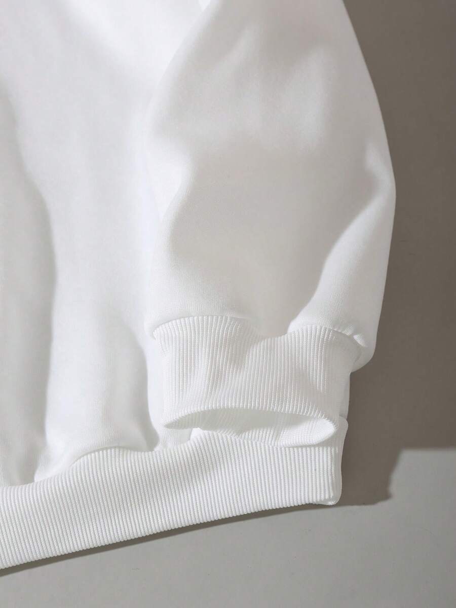 Men's Casual Versatile Printed Element Crew Neck Sweatshirt