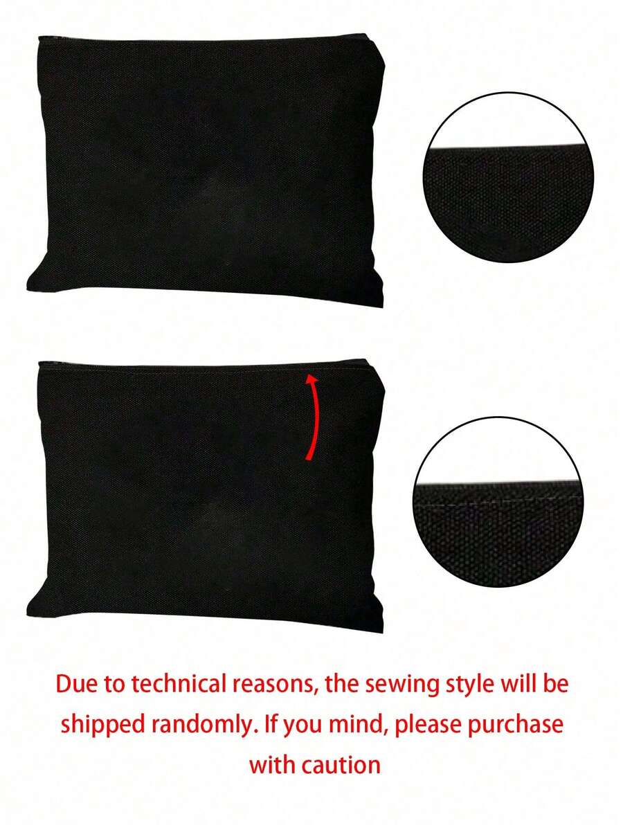 Queen Cartoon Character Printed Tote Bag Set – “Blessing” Letter Design