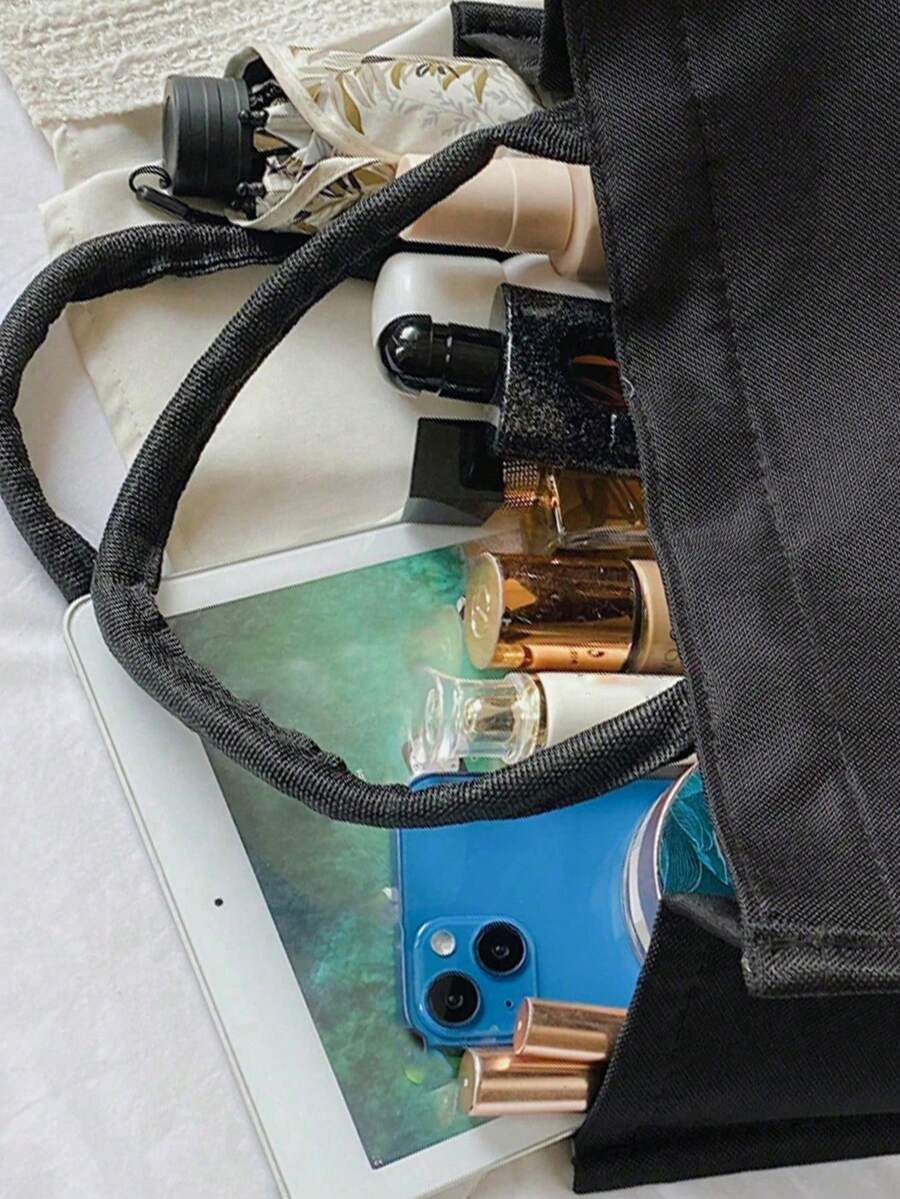 Tote Bag Set with Motivational Golden Letter Print