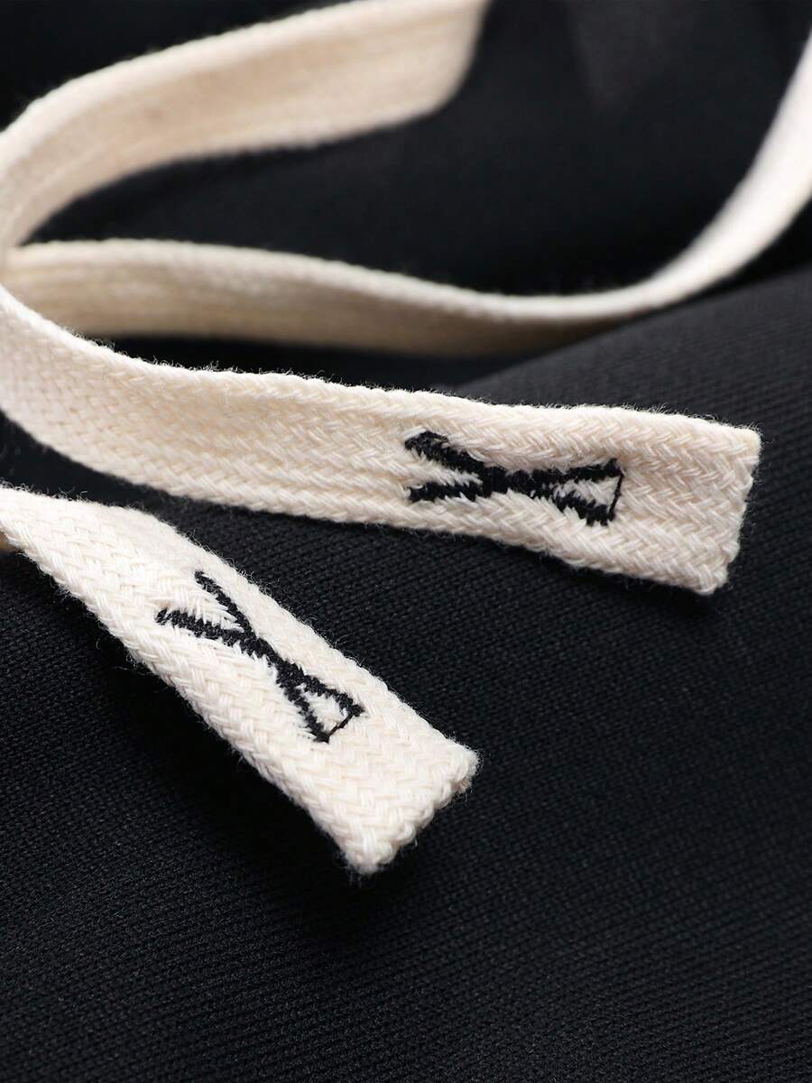 Men's Spring/Autumn Lightweight Personalized Letter Print Contrast Color Hoodie