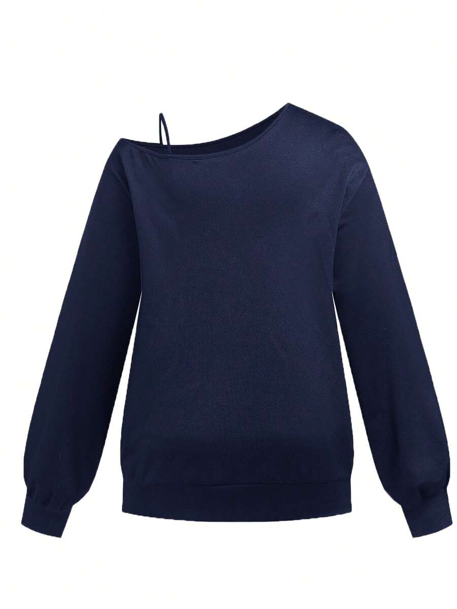 EMERY ROSE Plus Size Women's Casual Minimalist “God” Slogan Print Cami Tank Top