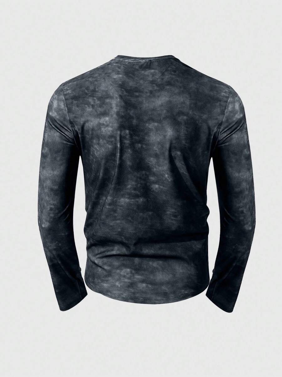 Manfinity LEGND Men Cross & Slogan Graphic Print Long Sleeve T-Shirt