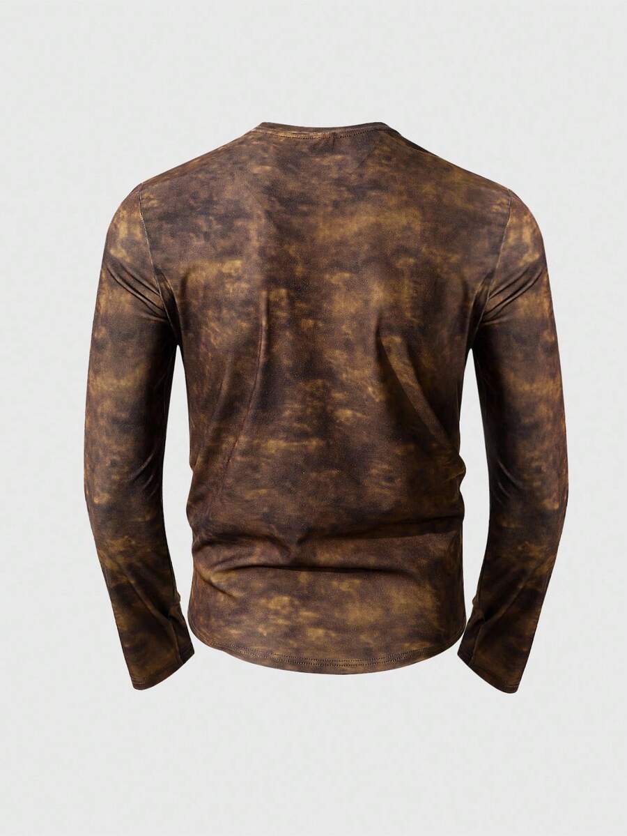 Manfinity LEGND Men Cross & Slogan Graphic Print Long Sleeve T-Shirt