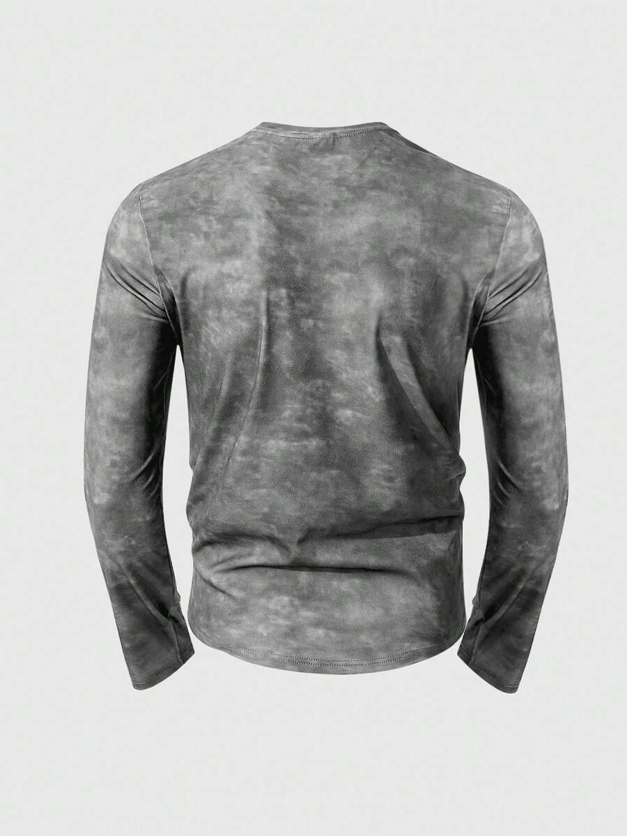 Manfinity LEGND Men Cross & Slogan Graphic Print Long Sleeve T-Shirt