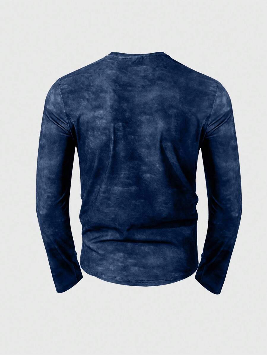 Manfinity LEGND Men Cross & Slogan Graphic Print Long Sleeve T-Shirt