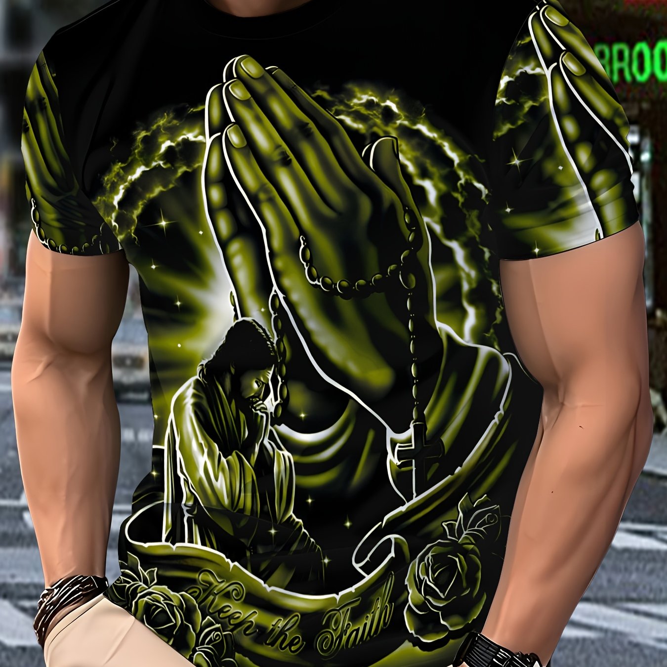 Men's Casual Crew Neck T-Shirt – Light Luxury Summer Essential
