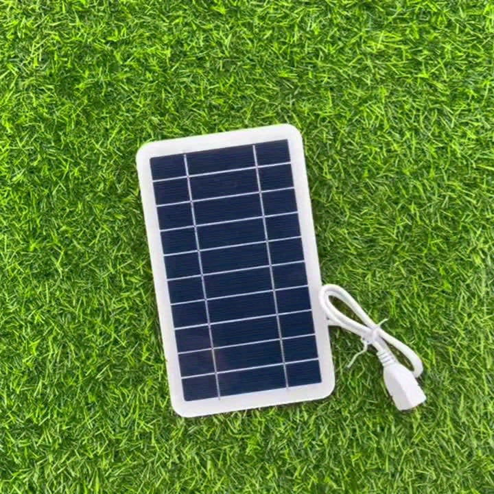 2W Portable Solar Charger with USB – Compact & Lightweight Outdoor Power Solution