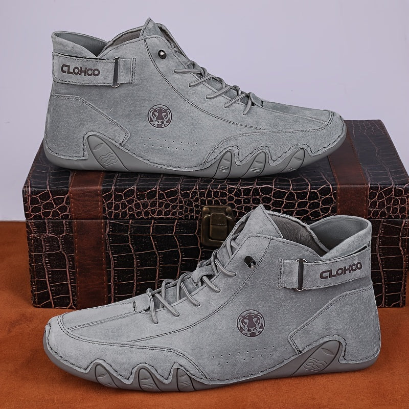 CLOHOO Brand Men's Pig Short Boots