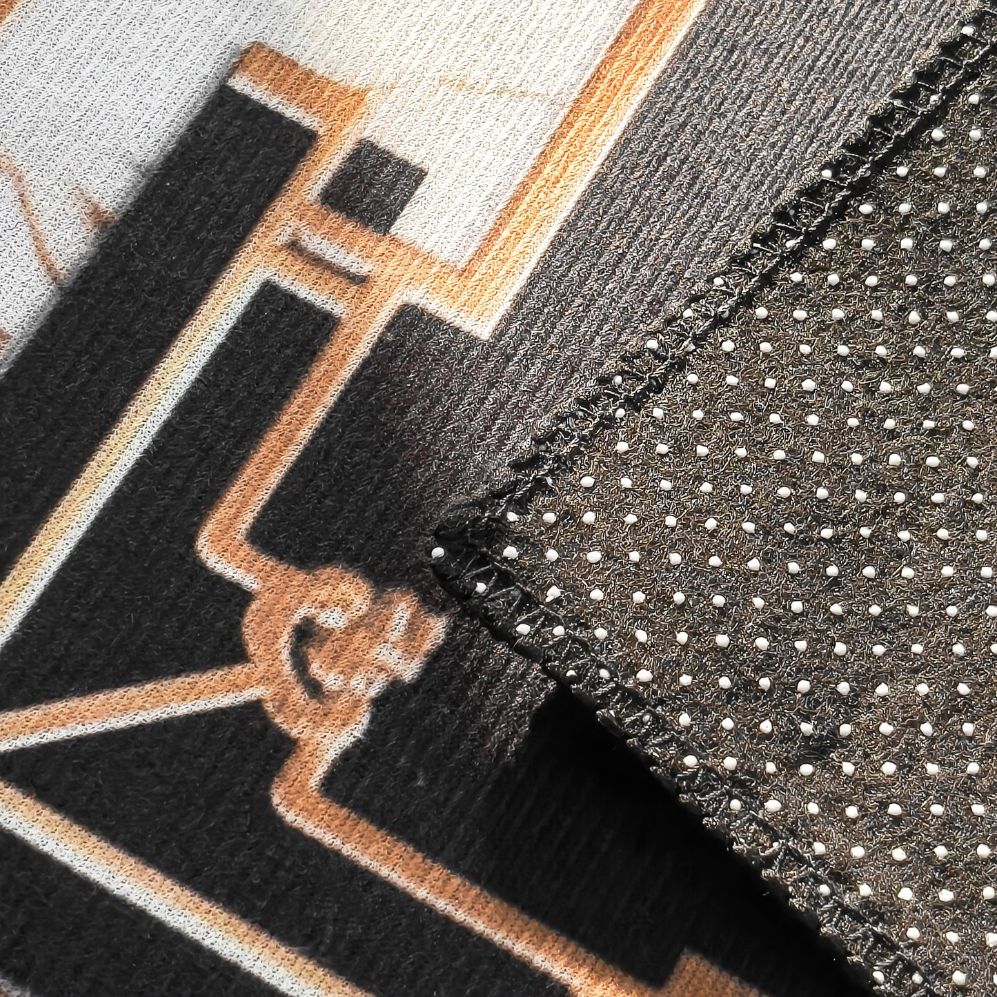 Golden Diamond Velvet Carpet – Non-Shedding | 1 Piece