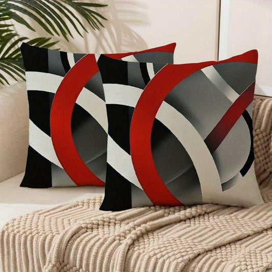 Modern Throw Pillow Covers – 2pcs Set