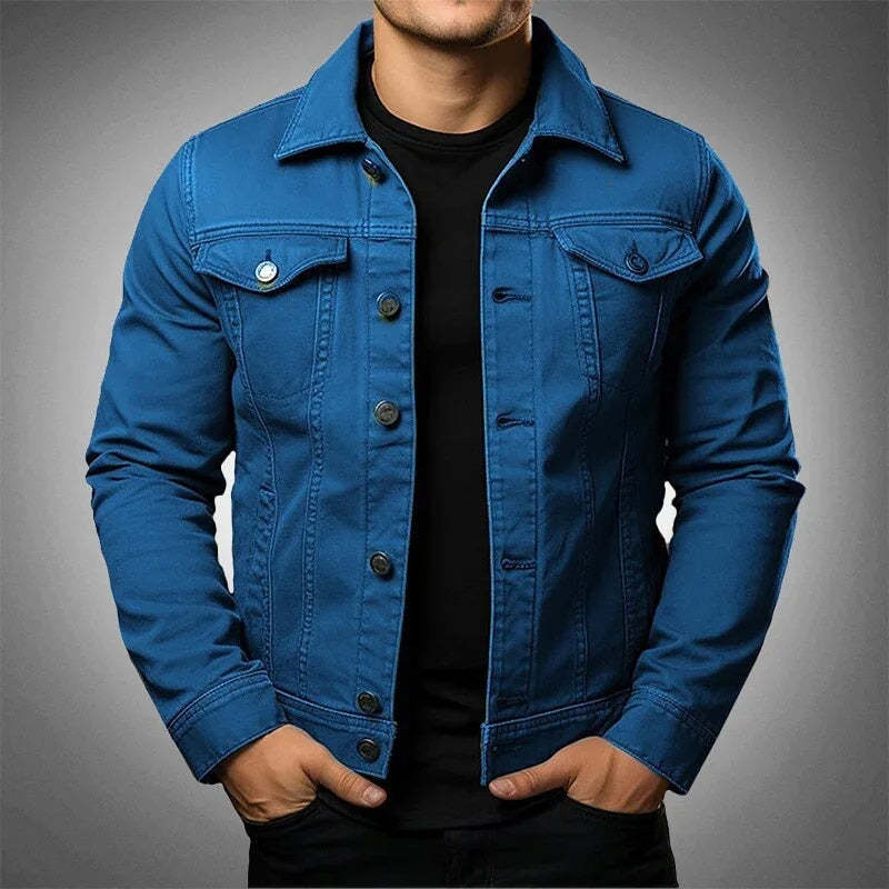 3D Printed Casual Men's Solid Color Shirt Slim Lapel