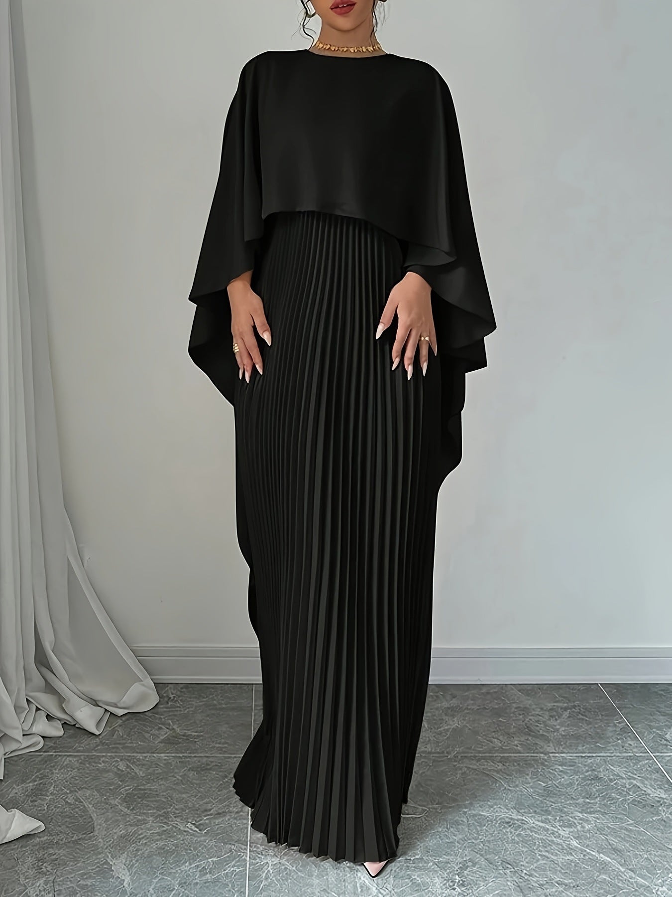 Women's Casual Batwing Sleeve Dress