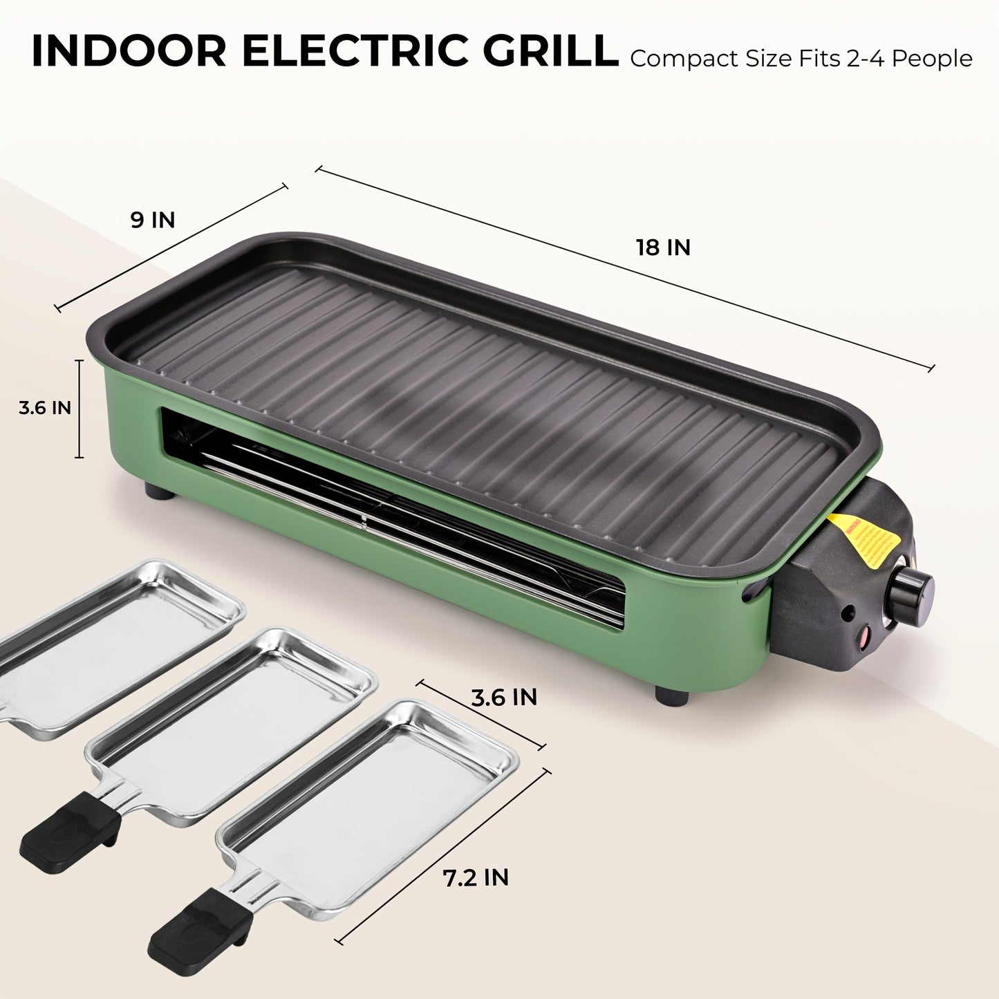 🔥 1500W Electric Grill for Indoor & Outdoor BBQ