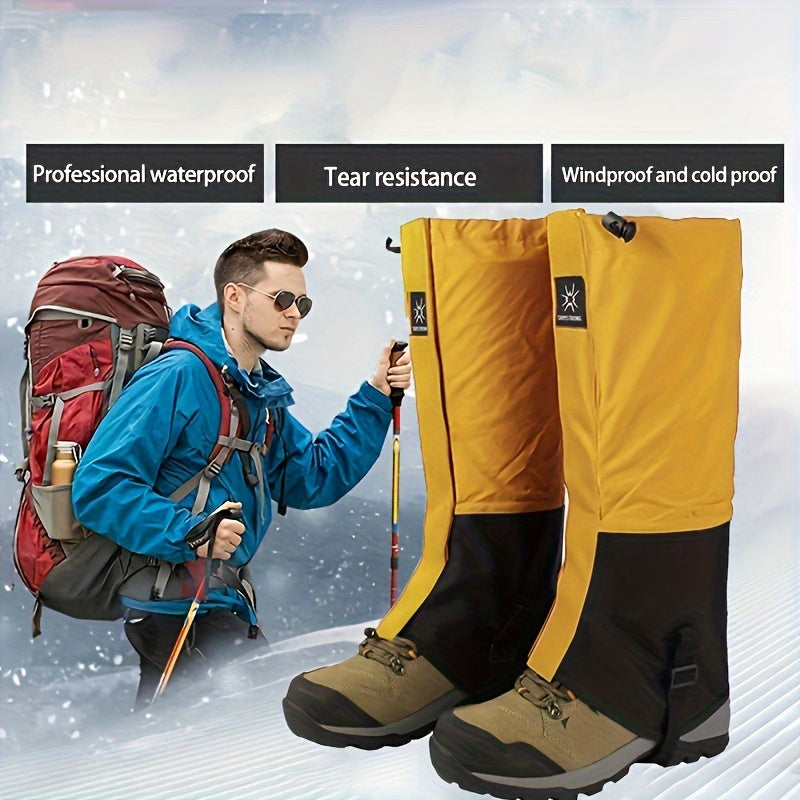 Waterproof Snow proof Leg Gaiters – Ultimate Ankle & Lower Leg Protection for Winter Adventures