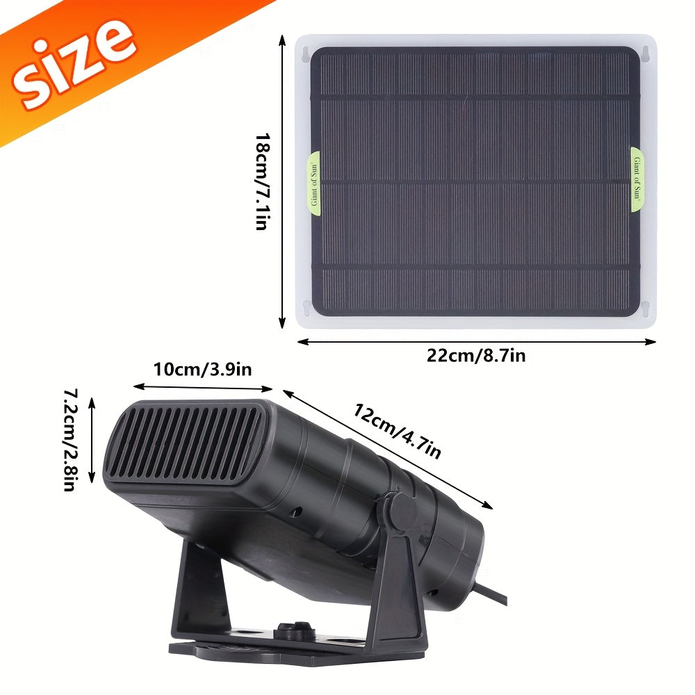 PET Fast Heating Ceramic Heater – Monocrystalline Solar Outdoor Camping Heater