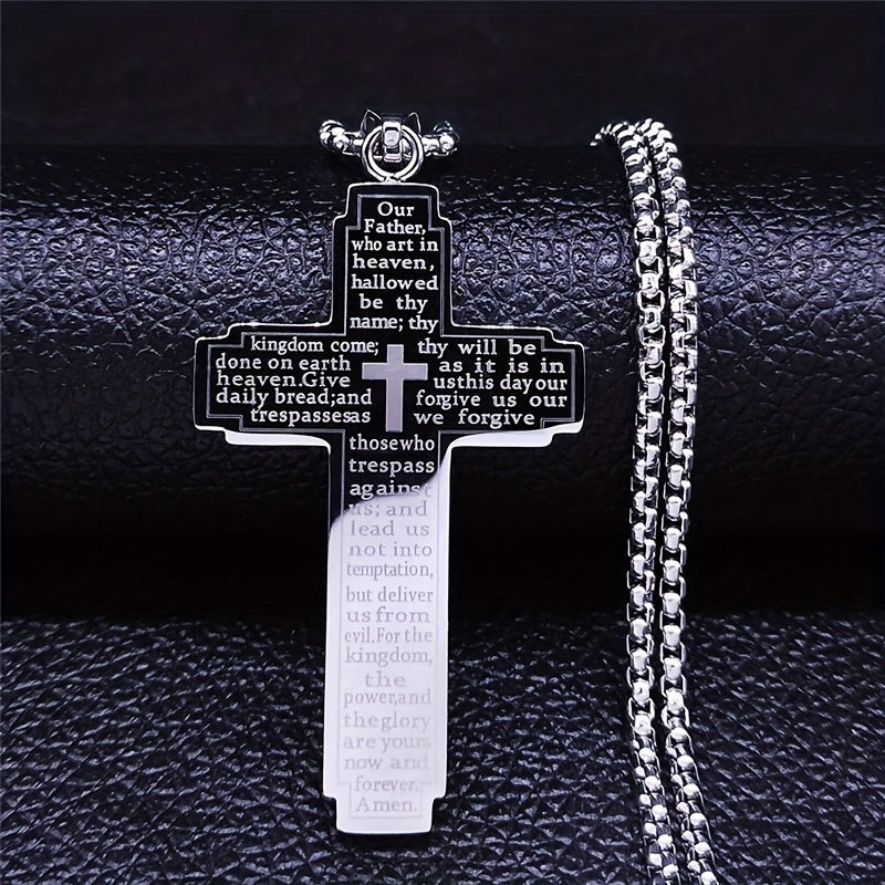 1pc Christian Cross Pendant Necklace