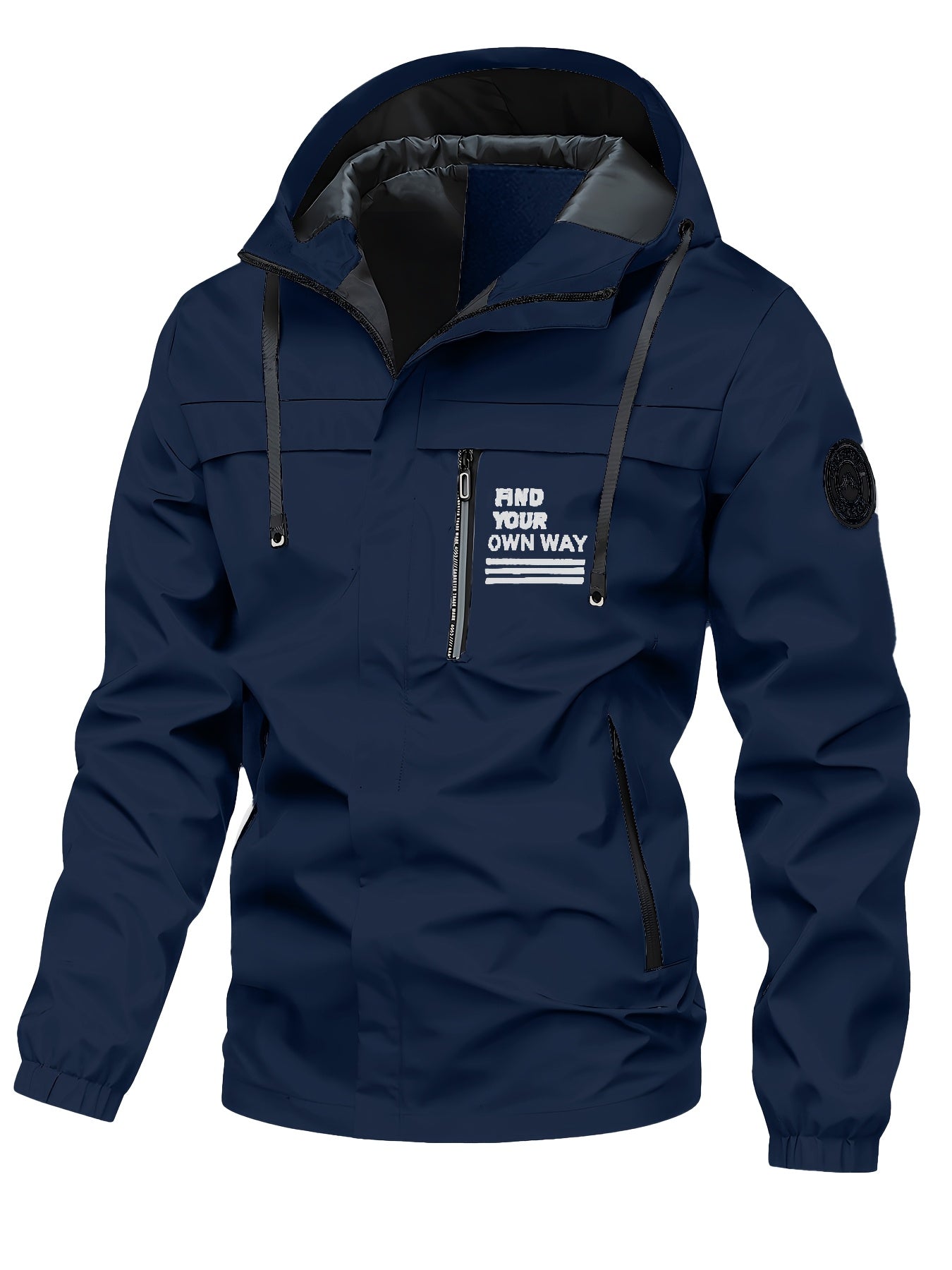 Men’s Casual Sporty Hooded Jacket