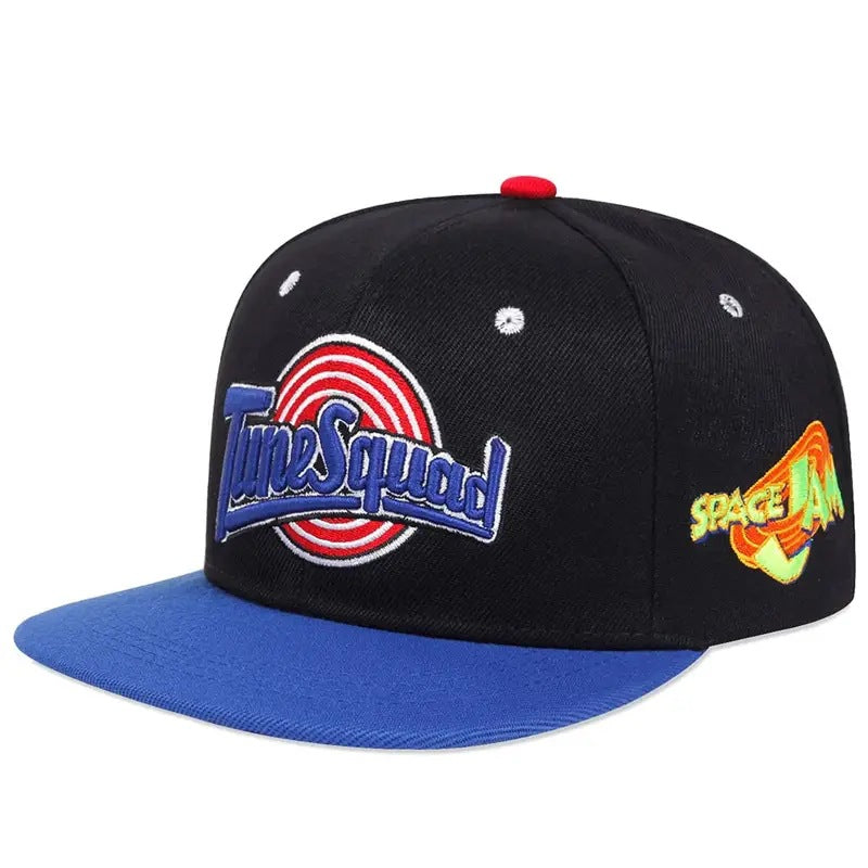 Hip Hop Flat Brim Hat – Rabbit Embroidery Street Dance Cap