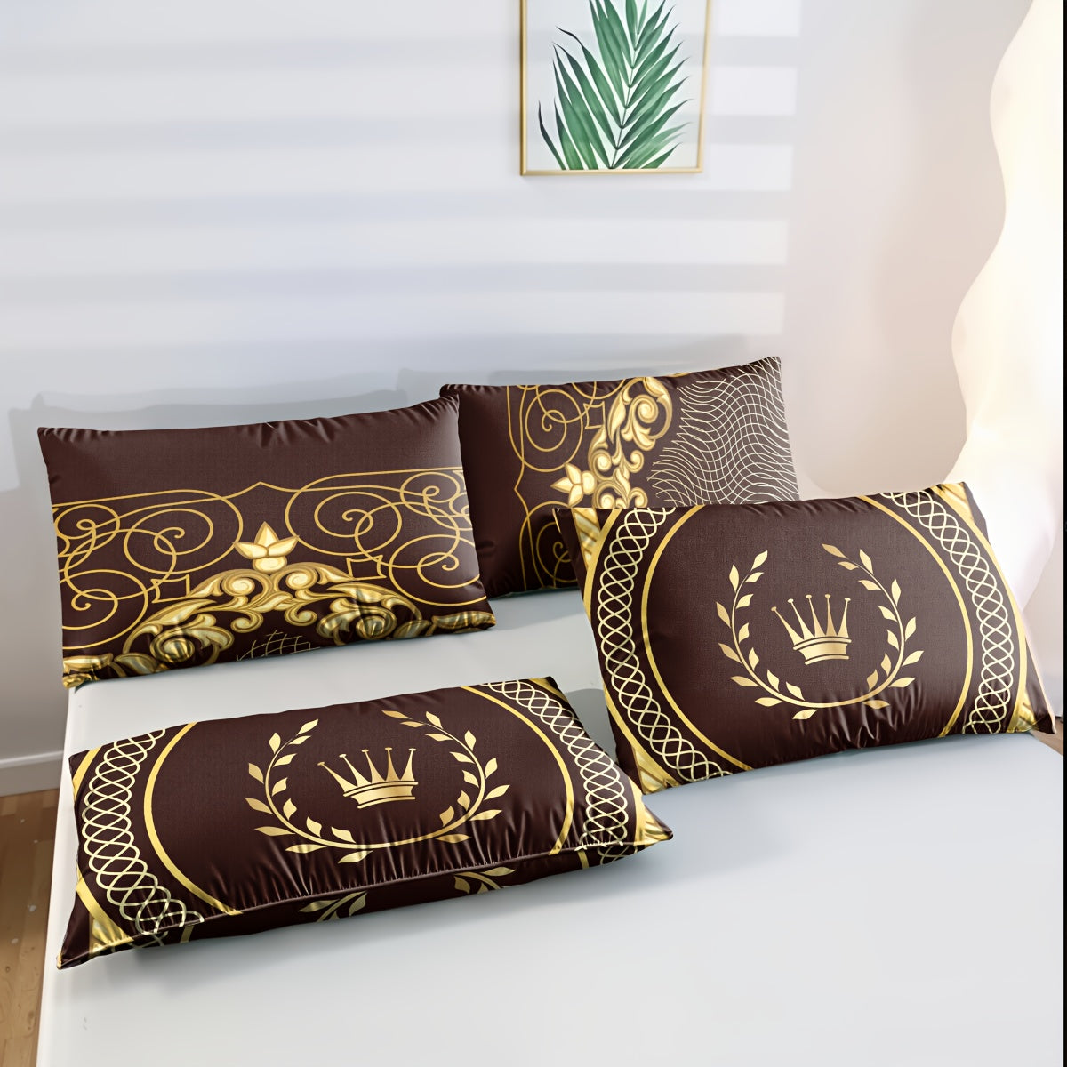 3-Piece Nordic European Floral Print Bedding Set