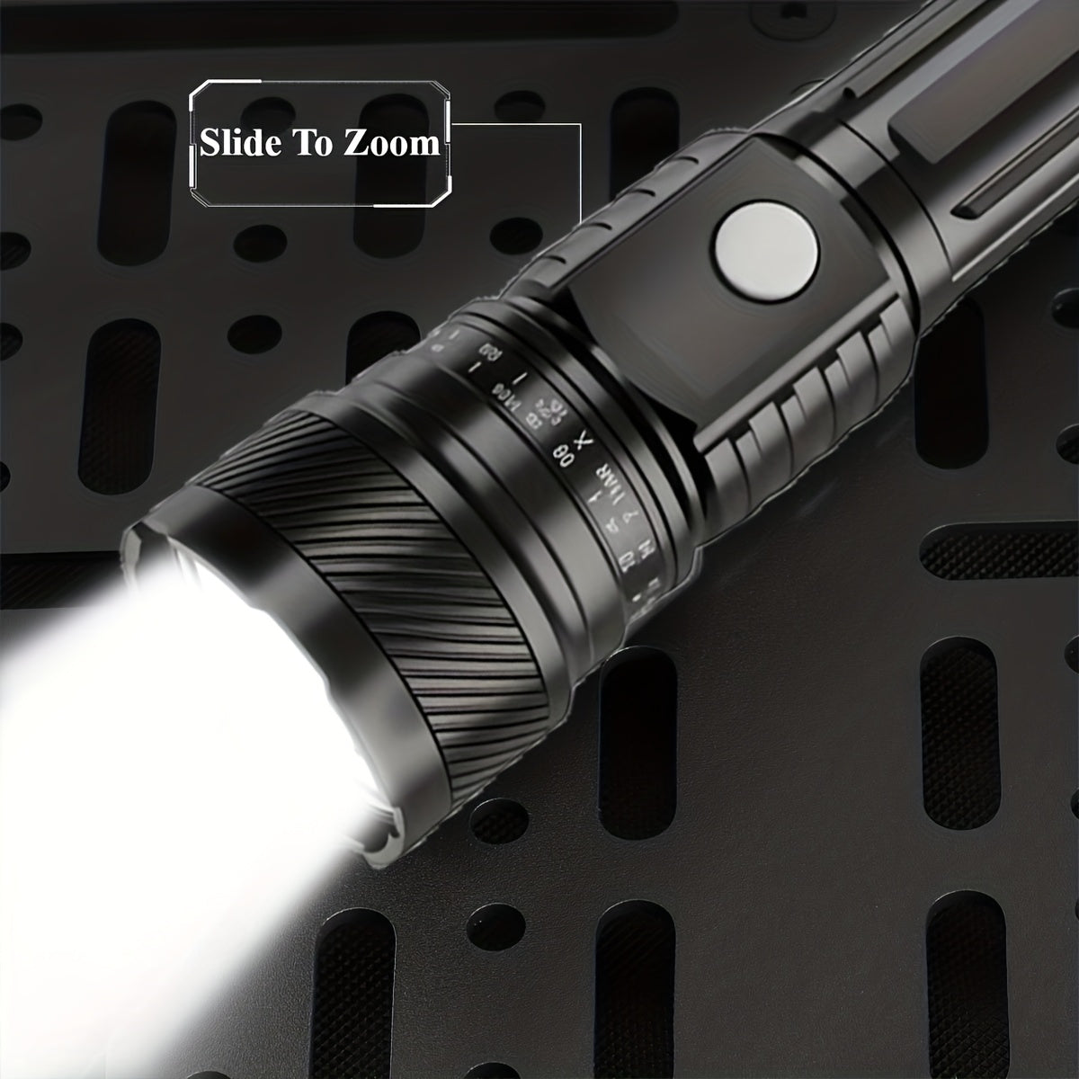 2/4pcs Solar Flashlight – Portable LED Flashlight with USB & Solar Charging