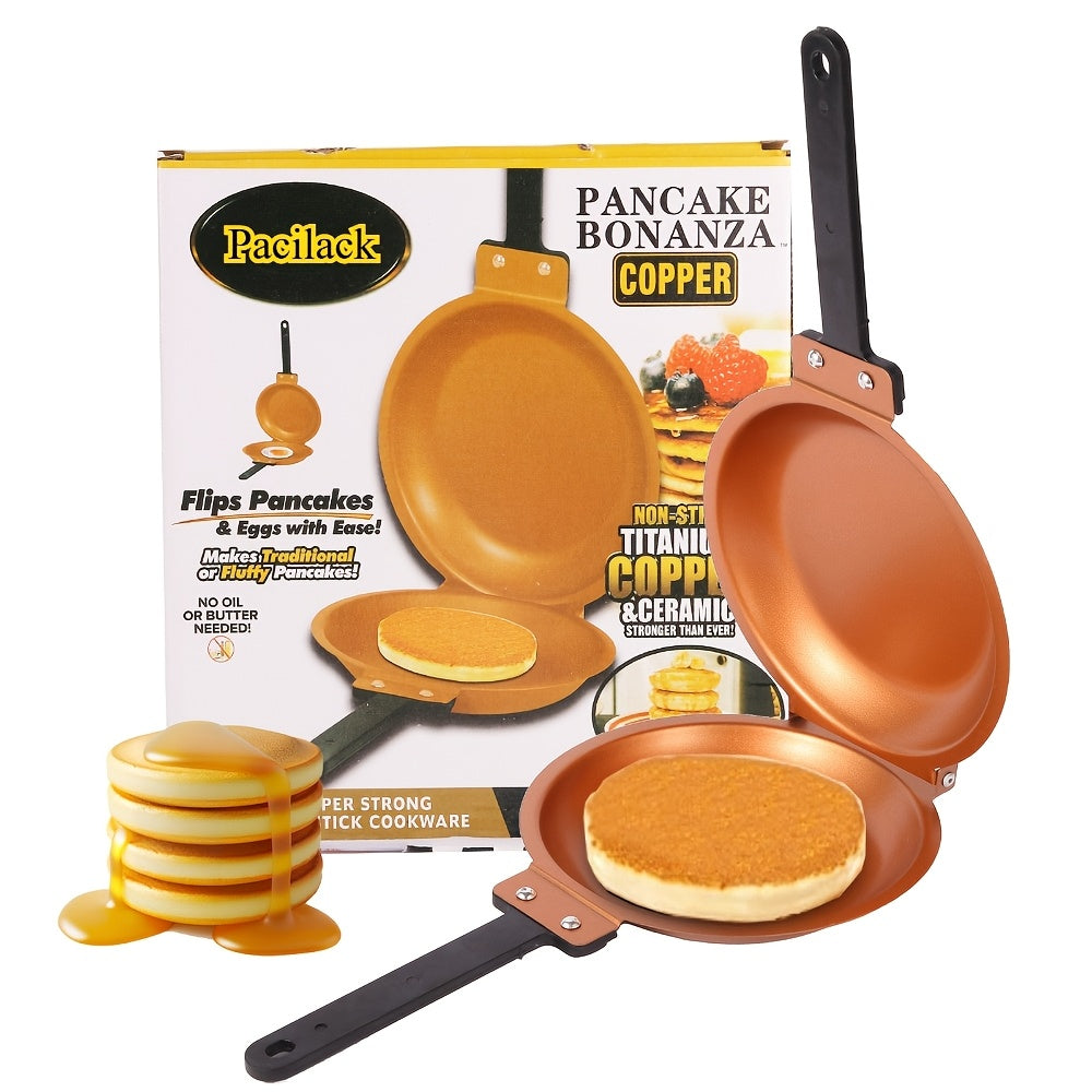 Double-Sided Nonstick Copper Frying Pan