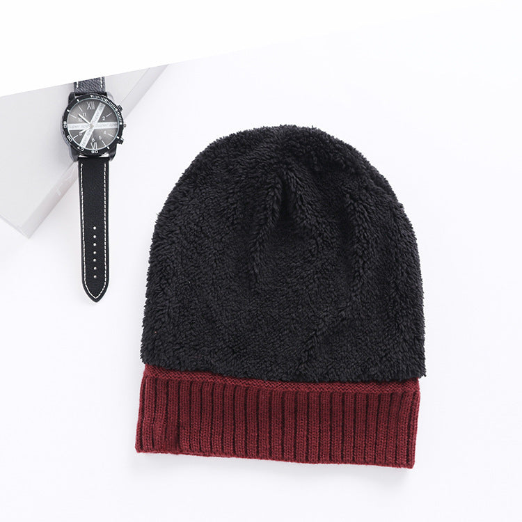 Men's & Women's 3-Piece Winter Set – Thick Knit Wool Hat, Scarf & Gloves