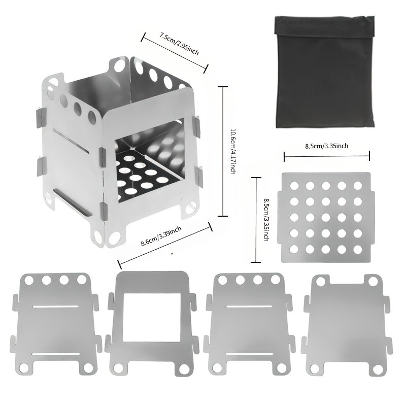 Portable Firewood Burning Camping Stove