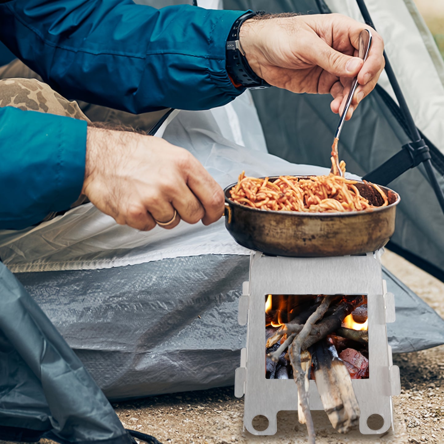 Portable Firewood Burning Camping Stove