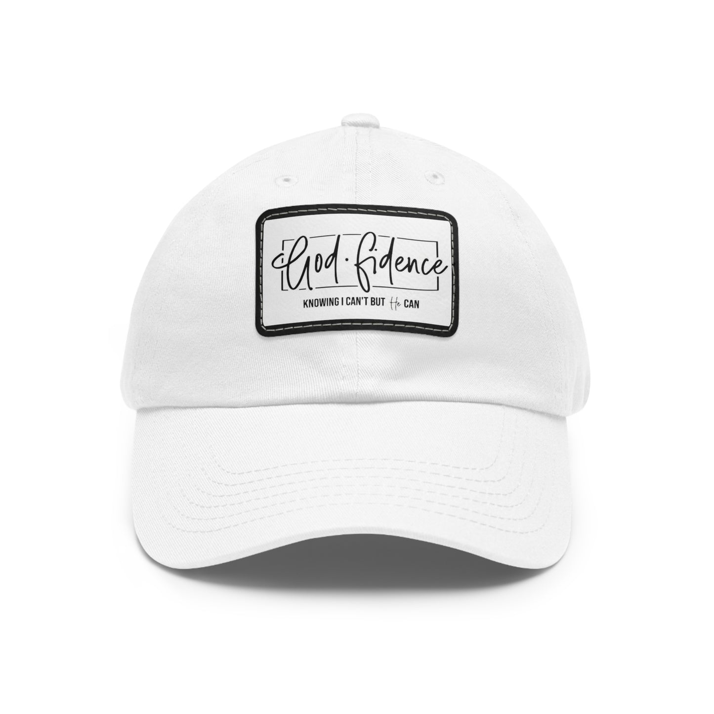 Dad Hat with Leather Patch