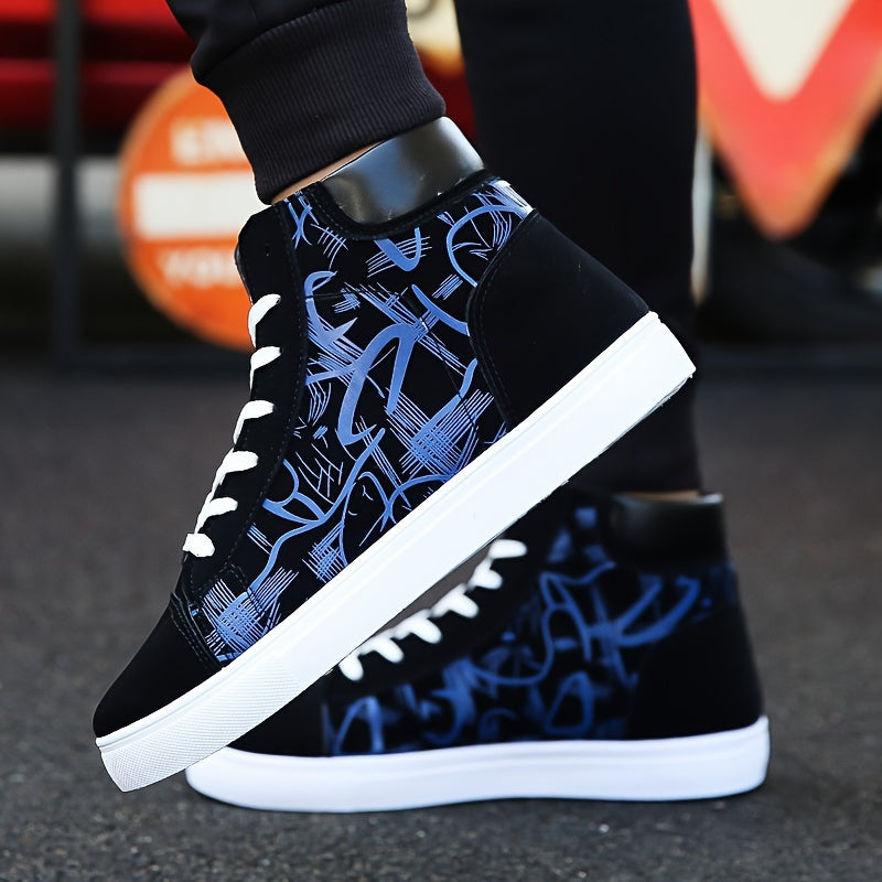 High-Top Men’s Skateboard Shoes – Stylish Comfort for Every Step
