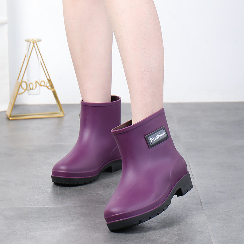 Fashionable & Functional Women's Mid-Calf Rain Boots