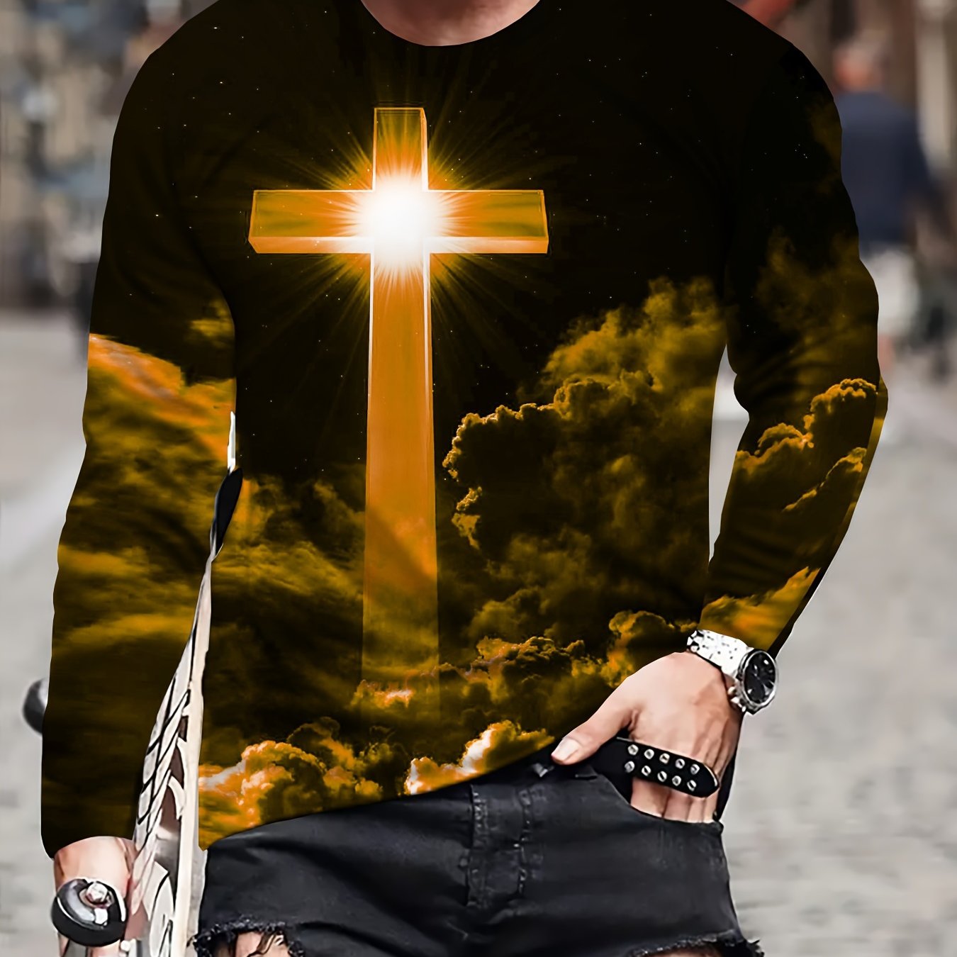 Classic Men’s Long-Sleeve T-Shirt