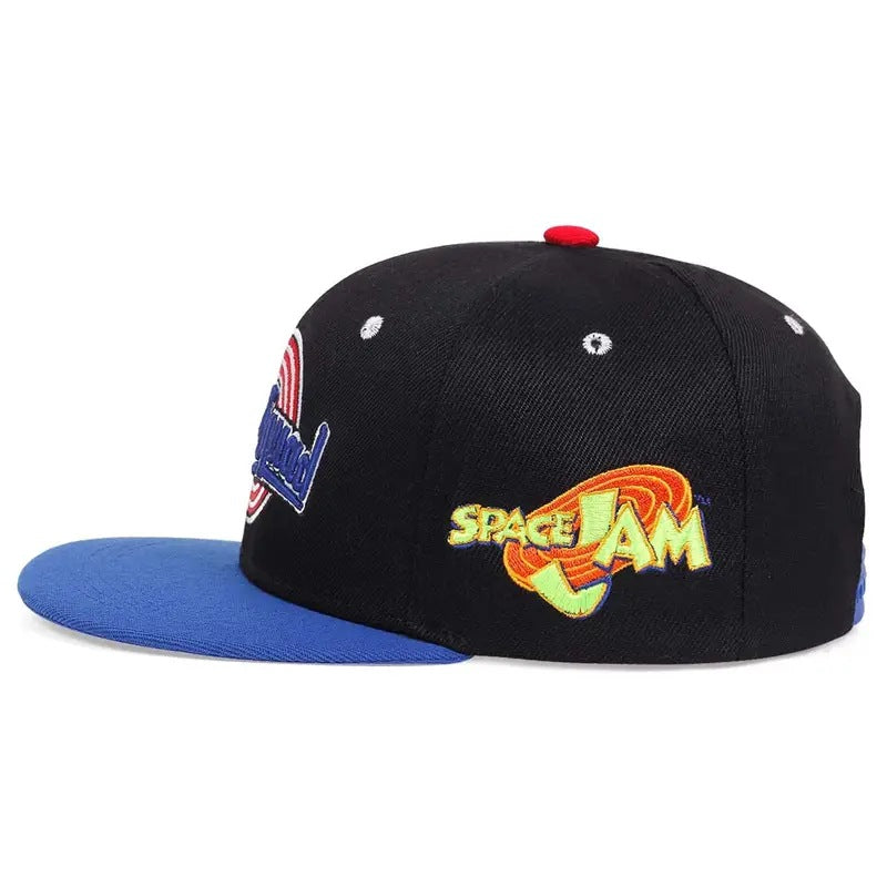 Hip Hop Flat Brim Hat – Rabbit Embroidery Street Dance Cap
