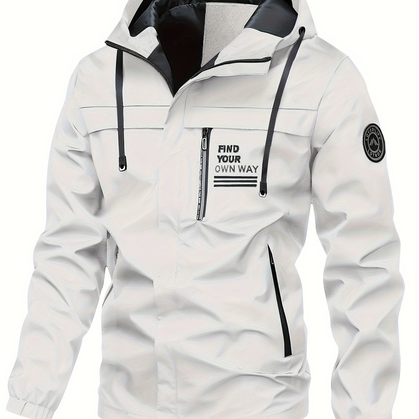 Men’s Casual Sporty Hooded Jacket