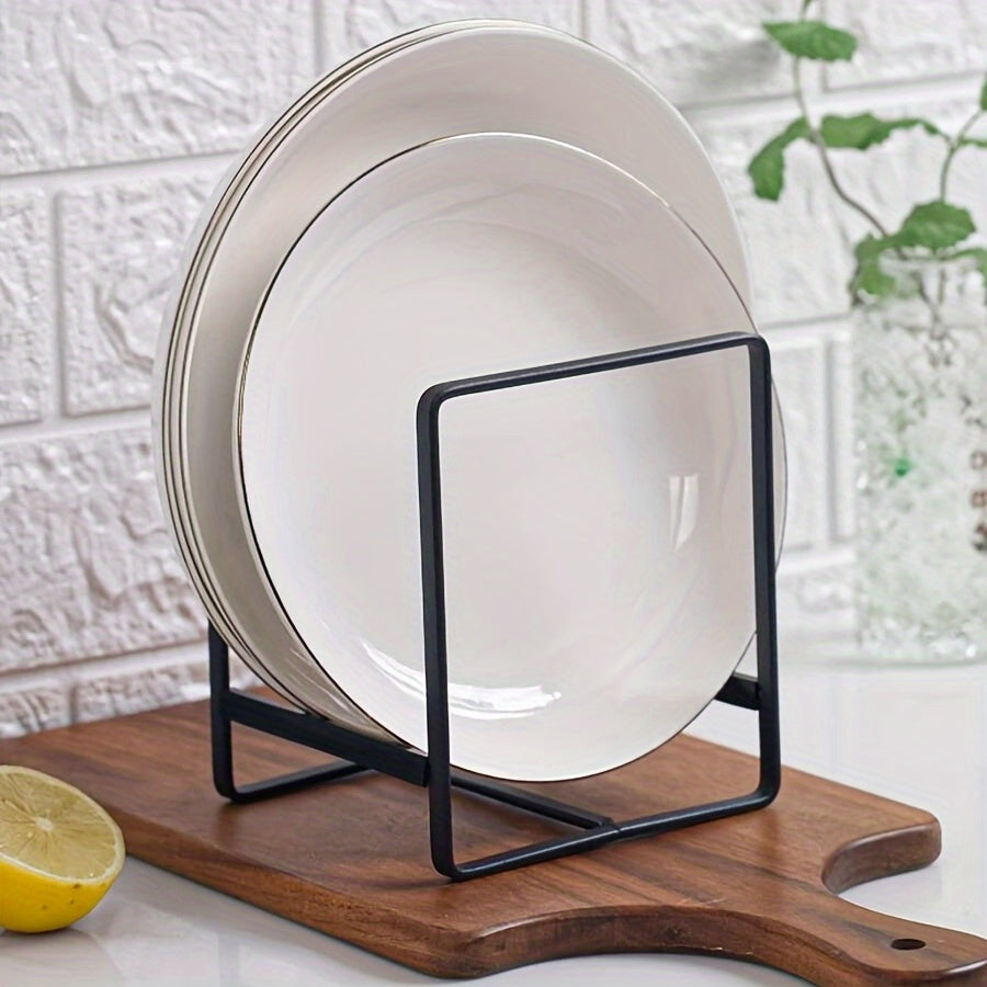 2pcs Space-Saving Stainless Steel Dish Rack